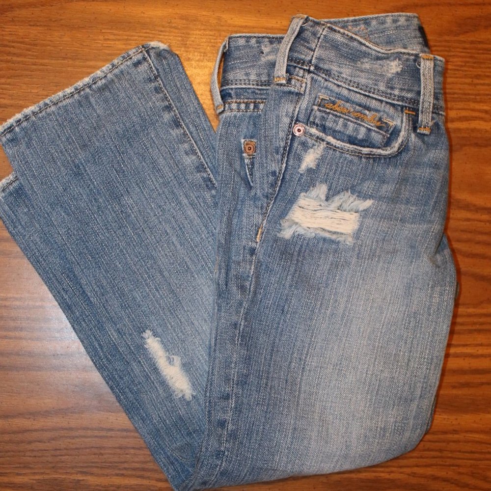 Abercrombie Light Distressed Jeans